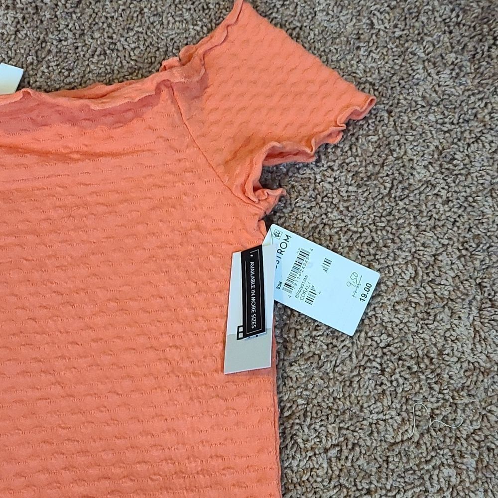 BP Blue Coral off shoulder crop top - Picture 3 of 4